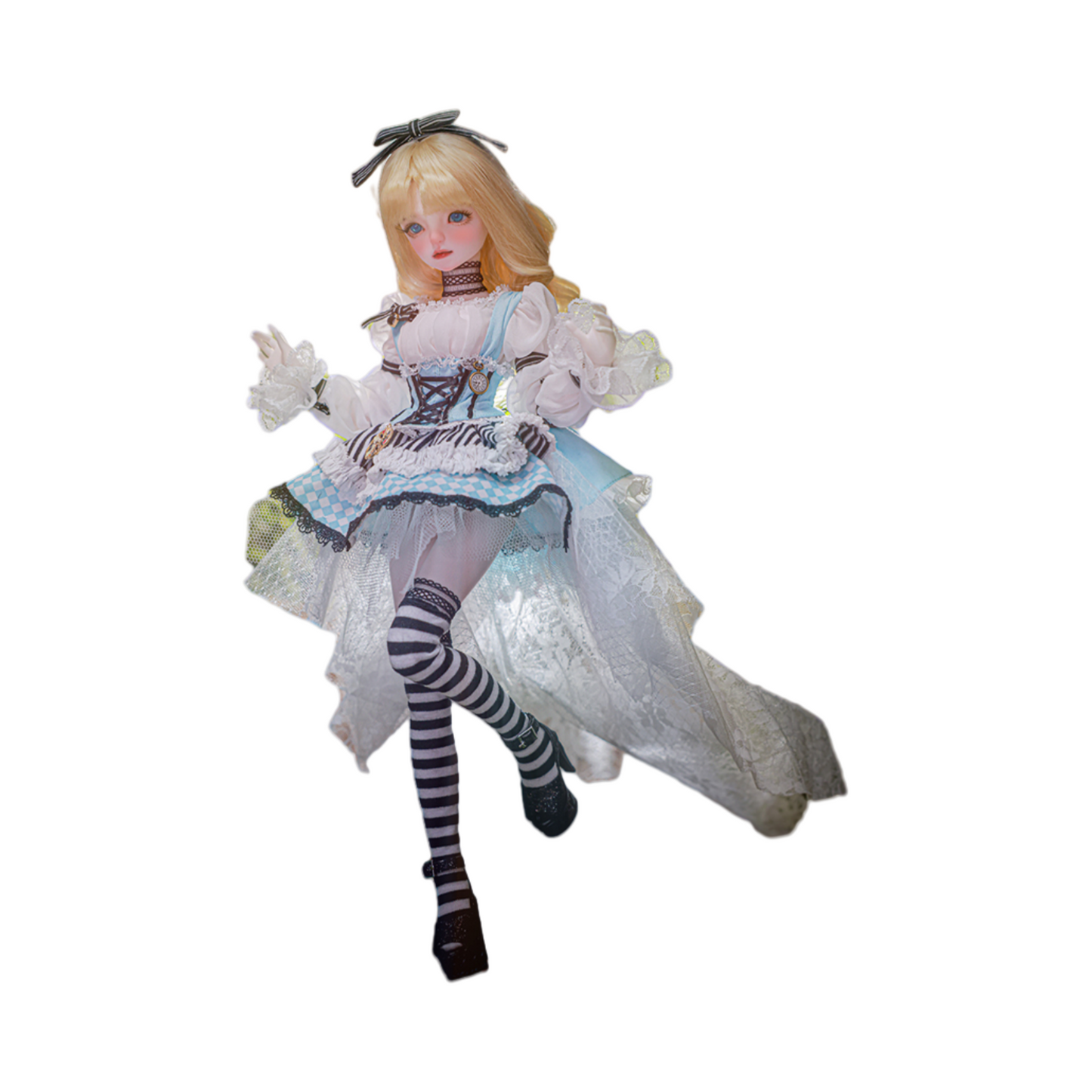 shuga fairy 1/4 スケール 球体関節人形 女 アリス 童話風 アイドル BJDドール 塗装済み 可動 フィギュア 身長40.5CM メイク済み 仮装でき 樹脂 洋服セット
