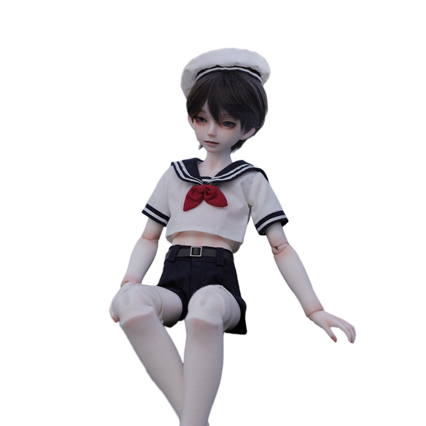 shuga fairy 1/4 スケール 球体関節人形 男 セーラー服 男子高校生 BJDドール 塗装済み 可動 フィギュア 身長42CM メイク済み 仮装でき 樹脂 洋服セット