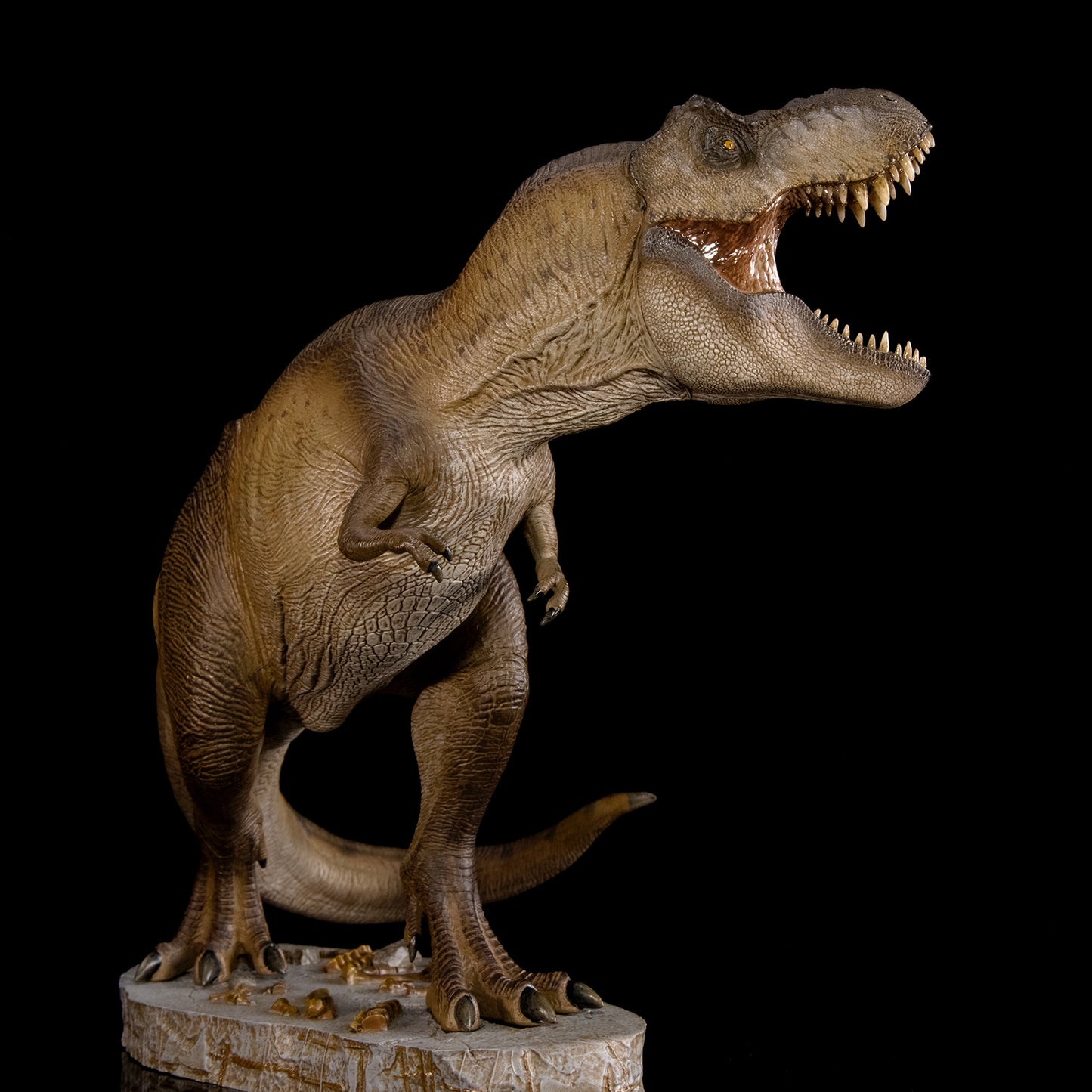 Nanmu 本心楠改 Alpha 2.0 ティラノサウルス フィギュア Tレックス T-REX 43cm級 恐竜 台座付け リアル PVC プラモデル おもちゃ 模型