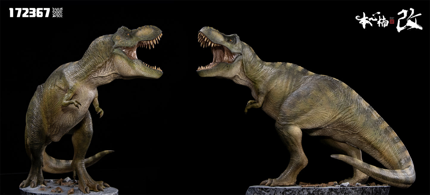 Nanmu 本心楠改 Alpha 2.0 ティラノサウルス フィギュア Tレックス T-REX 43cm級 恐竜 台座付け リアル PVC プラモデル おもちゃ 模型