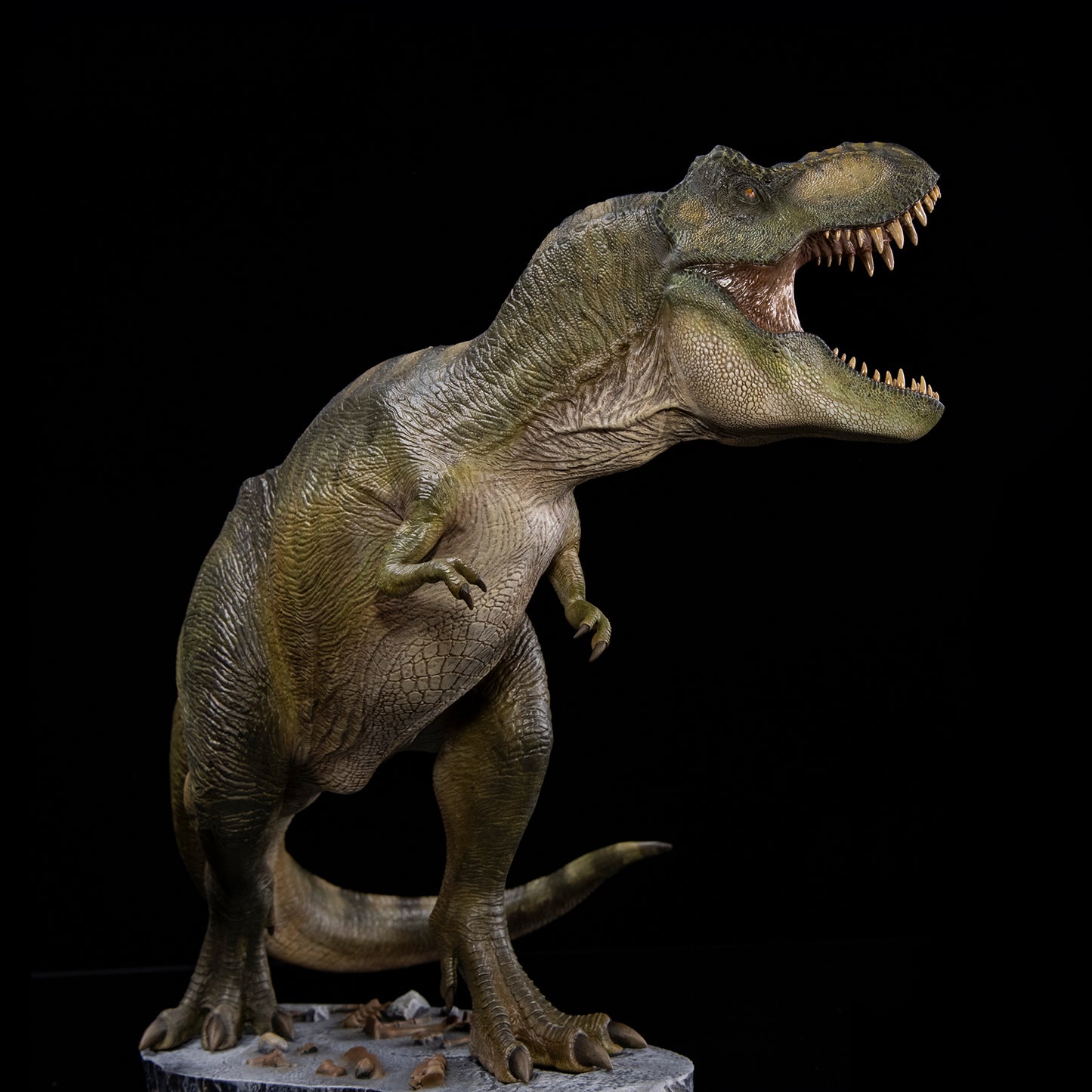 Nanmu 本心楠改 Alpha 2.0 ティラノサウルス フィギュア Tレックス T-REX 43cm級 恐竜 台座付け リアル PVC プラモデル おもちゃ 模型
