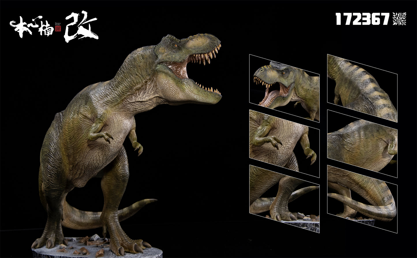 Nanmu 本心楠改 Alpha 2.0 ティラノサウルス フィギュア Tレックス T-REX 43cm級 恐竜 台座付け リアル PVC プラモデル おもちゃ 模型