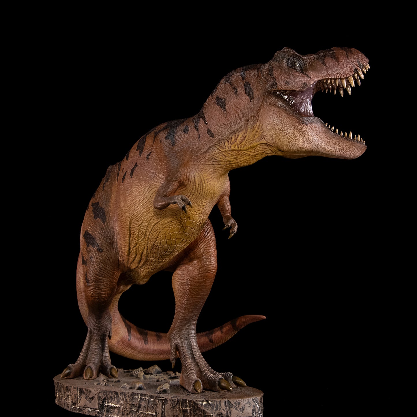 Nanmu 本心楠改 Alpha 2.0 ティラノサウルス フィギュア Tレックス T-REX 43cm級 恐竜 台座付け リアル PVC プラモデル おもちゃ 模型