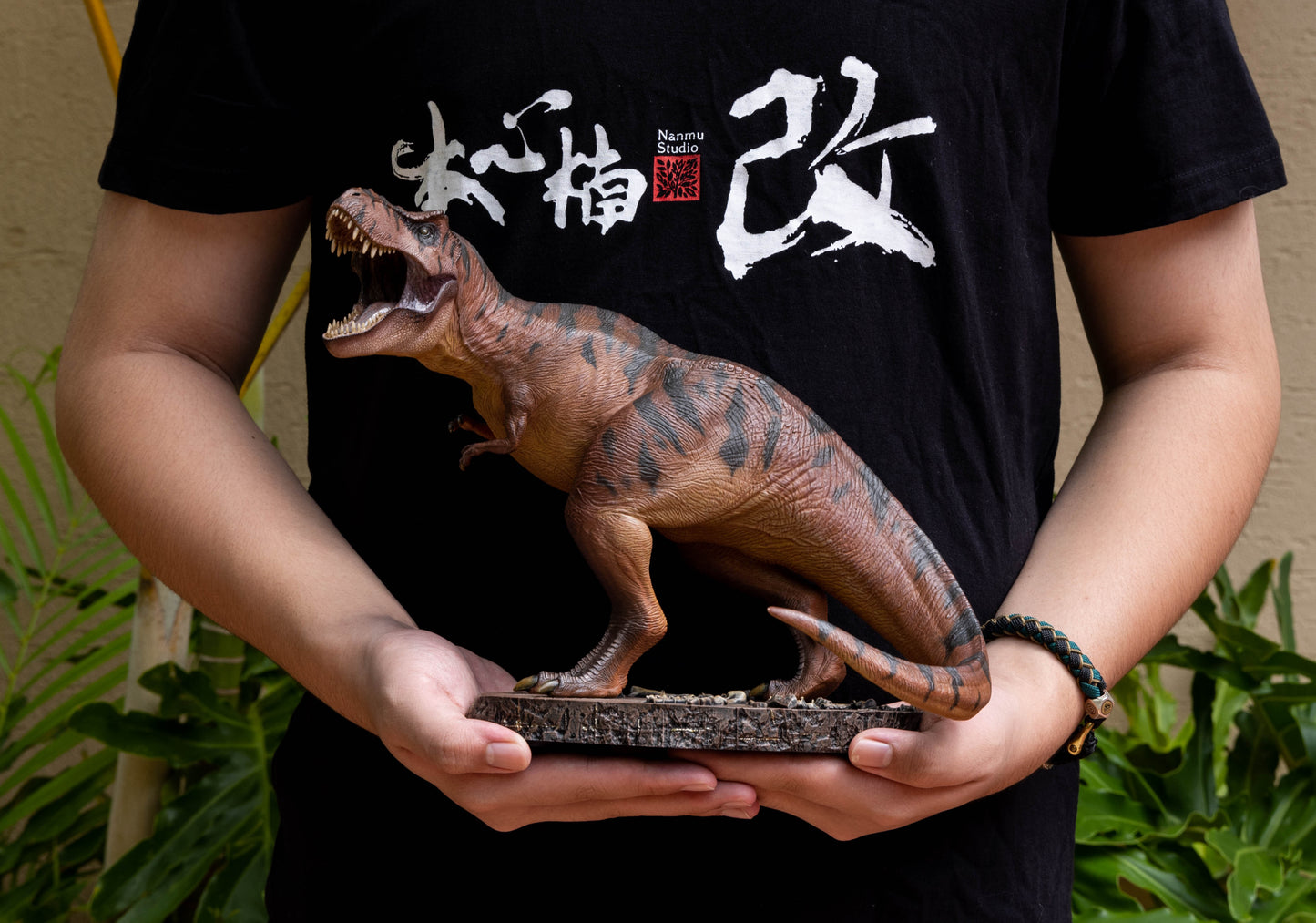 Nanmu 本心楠改 Alpha 2.0 ティラノサウルス フィギュア Tレックス T-REX 43cm級 恐竜 台座付け リアル PVC プラモデル おもちゃ 模型