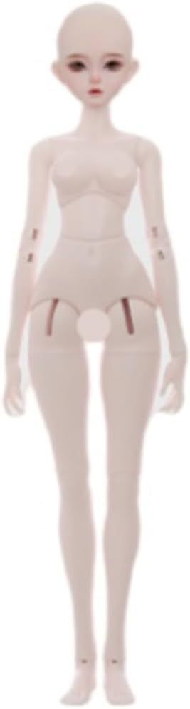 BACALYSO | shuga fairy 1/4 スケール 球体関節人形 女 紫 アイドル少女 BJDドール 可動 フィギュア 身長44CM メイク済み 仮装でき プリンセス ドレス 可愛い 樹脂 洋服セット 誕生日 プレゼント (素体(化粧済み))