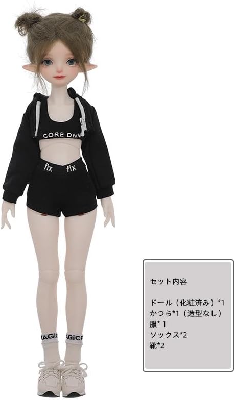 shuga fairy 1/6 スケール 球体関節人形 女 Wendy スポーツガール 元気少女 BJDドール 塗装済み 可動 フィギュア 身長34CM メイク済み 樹脂