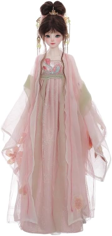 shuga fairy 1/4 スケール 球体関節人形 女 中華風 漢服 神話少女 BJDドール 塗装済み 可動 フィギュア 身長46CM メイク済み 仮装でき 樹脂 洋服セット