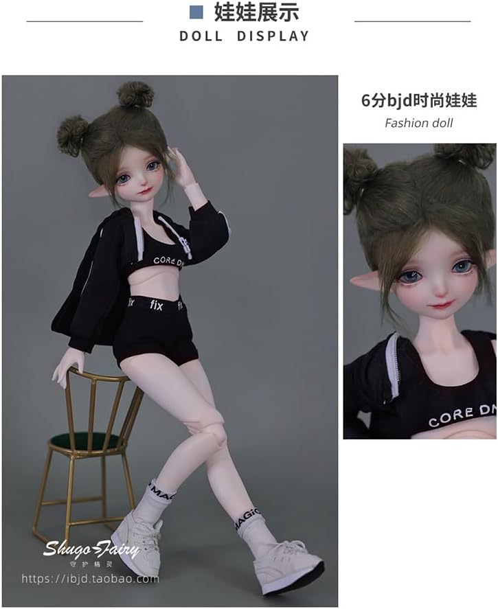 shuga fairy 1/6 スケール 球体関節人形 女 Wendy スポーツガール 元気少女 BJDドール 塗装済み 可動 フィギュア 身長34CM メイク済み 樹脂