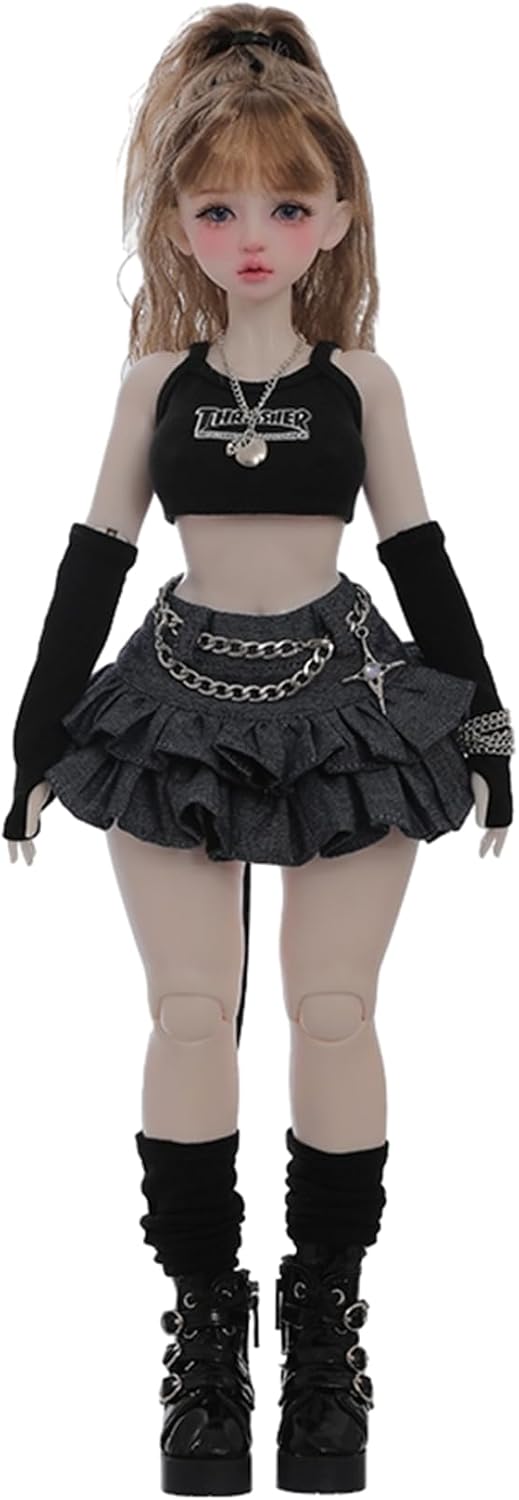 shuga fairy 1/4 スケール 球体関節人形 女 ハニー 双子 BJDドール 塗装済み 可動 フィギュア 身長41CM メイク済み 樹脂 洋服セット