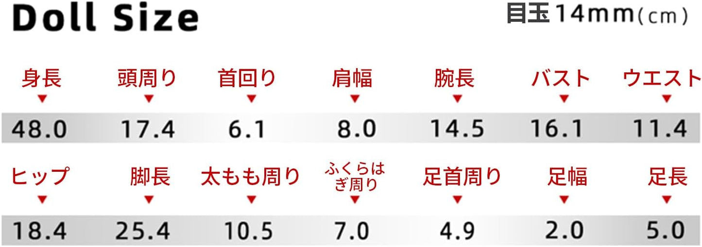 shuga fairy 1/4 スケール 球体関節人形 女 バレリーナ バレ脚 BJDドール 塗装済み 可動 フィギュア 身長48CM メイク済み 仮装でき 樹脂 洋服セット