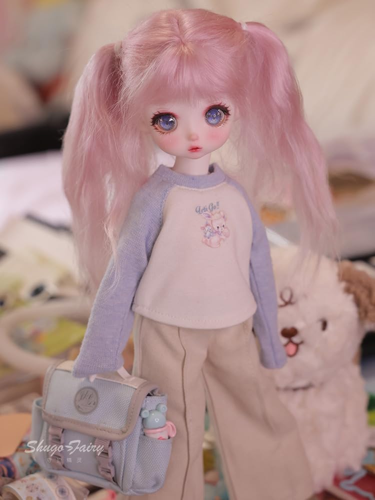 shuga fairy 1/6 スケール 球体関節人形 女 フラーFura 日常 元気少女 BJDドール 塗装済み 可動 フィギュア 身長27.5CM メイク済み 仮装でき 運動服 樹脂