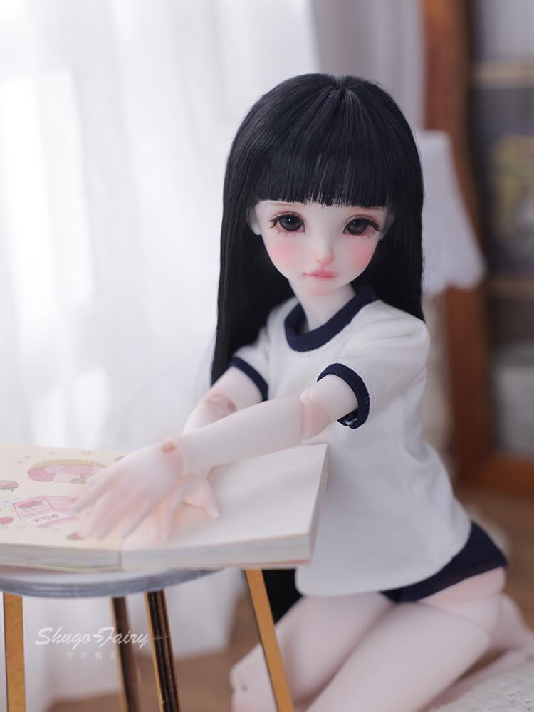 shuga fairy 1/6 スケール 球体関節人形 女 体操少女 スポーツ部 学園 BJDドール 塗装済み 可動 フィギュア 身長34CM メイク済み 樹脂 洋服セット