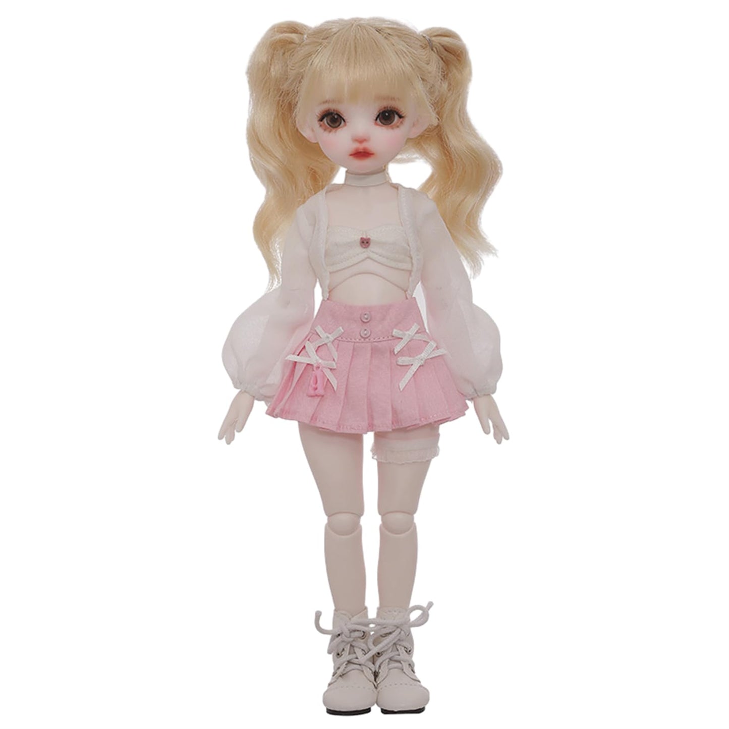 shuga fairy 1/6 スケール 球体関節人形 女 Jin 金髪少女 学園 BJDドール 塗装済み 可動 フィギュア 身長30CM メイク済み 仮装でき 樹脂