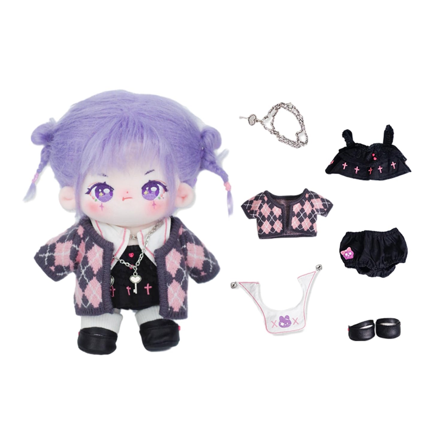 minidoll ぬいぐるみ 20cm 人形 綿人形 裸のぬいぐるみ ドール 人形 着せ替え