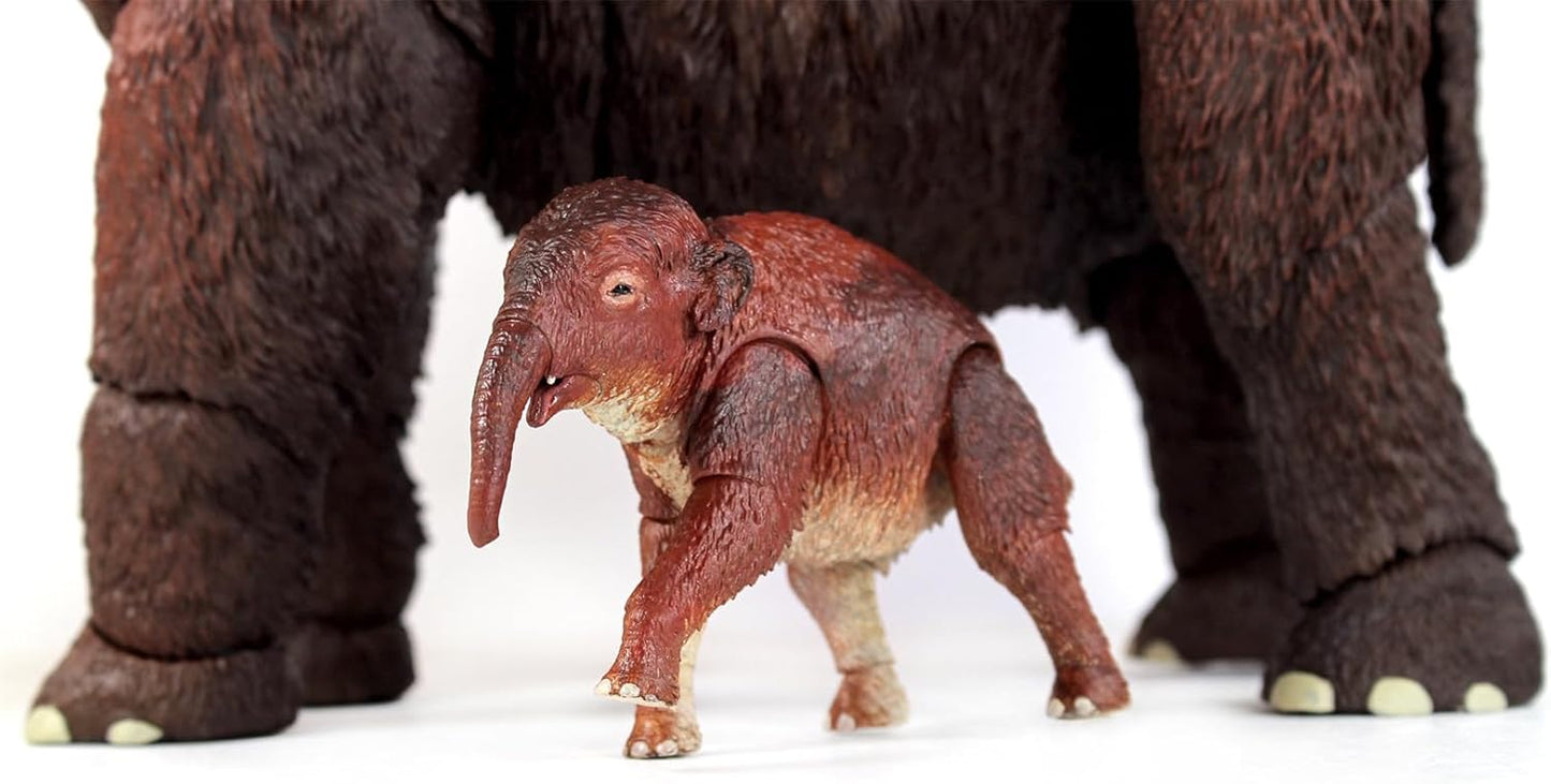Beasts of the Mesozoic/Cenozoic 中生代の獣 1/18スケール ケナガマンモス アクションフィギュア 可動 8.9CM級 18関節 PVC製 模型 プラモデル おもちゃ 玩具 関節おもちゃ