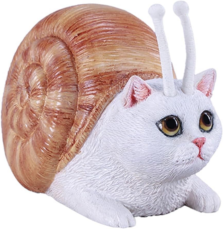 JXK 猫 カタツムリネコ でんでんネコ 可愛い ネコ 動物