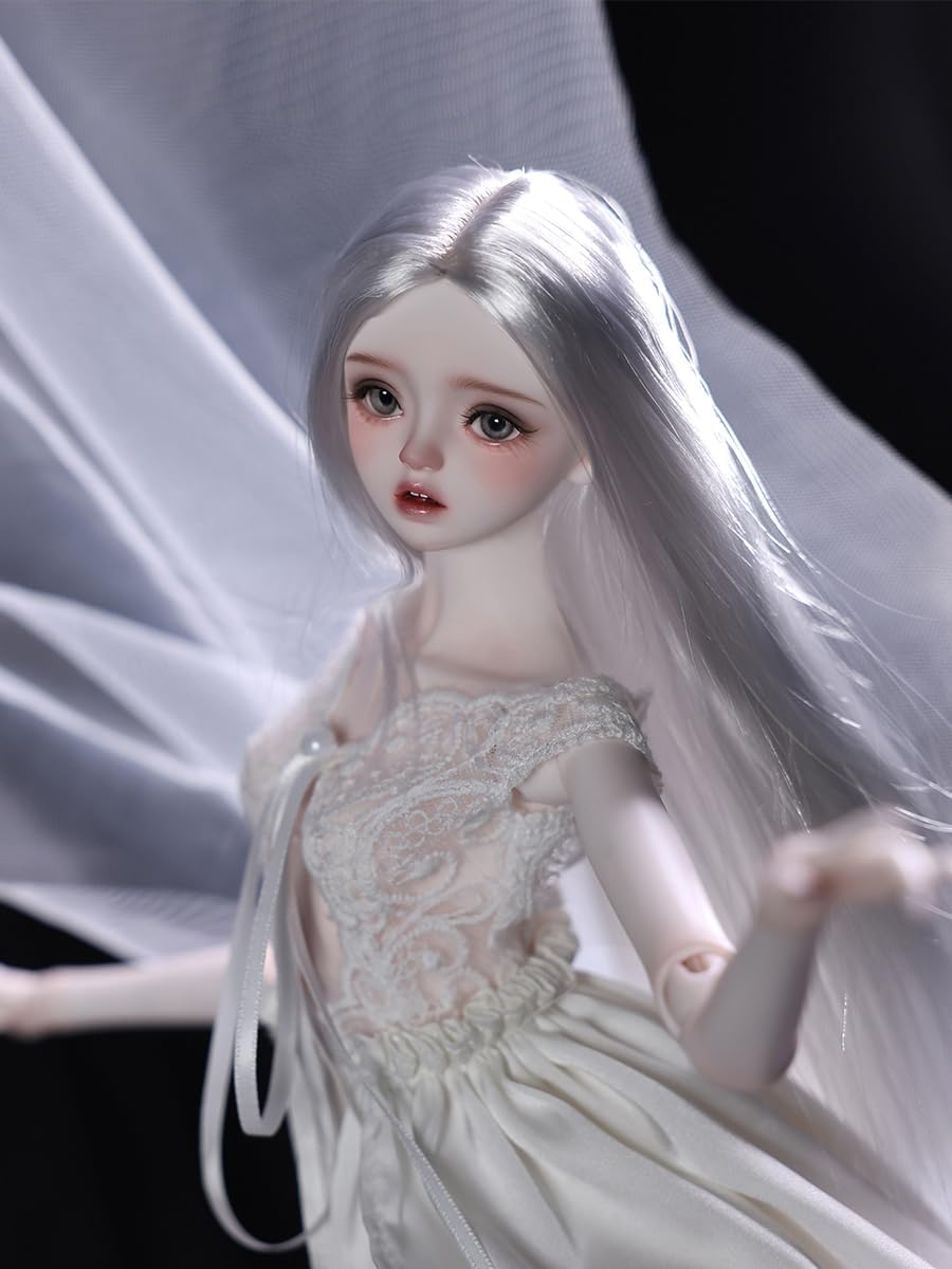 shuga fairy 1/4 スケール 球体関節人形 女 バレリーナ バレ脚 BJDドール 塗装済み 可動 フィギュア 身長48CM メイク済み 仮装でき 樹脂 洋服セット