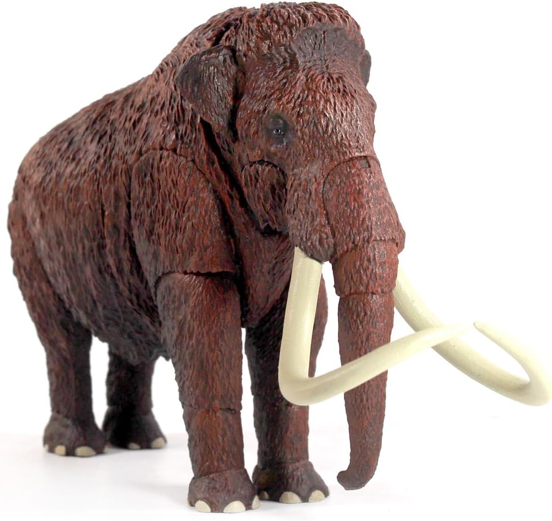 Beasts of the Mesozoic/Cenozoic 中生代の獣 1/35スケール ケナガマンモス アクションフィギュア 可動 19CM級 24関節 PVC製 模型 プラモデル おもちゃ 玩具 関節おもちゃ