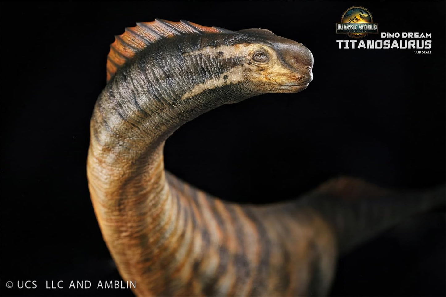 DINO DREAM 1/30 サイズ ティタノサウルス 白亜紀 ティタノサウルス類 竜脚類 植物食 恐竜 69cm級 フィギュア 樹脂 プラモデル 模型 シーン 情景セット 塗装済 台座付き
