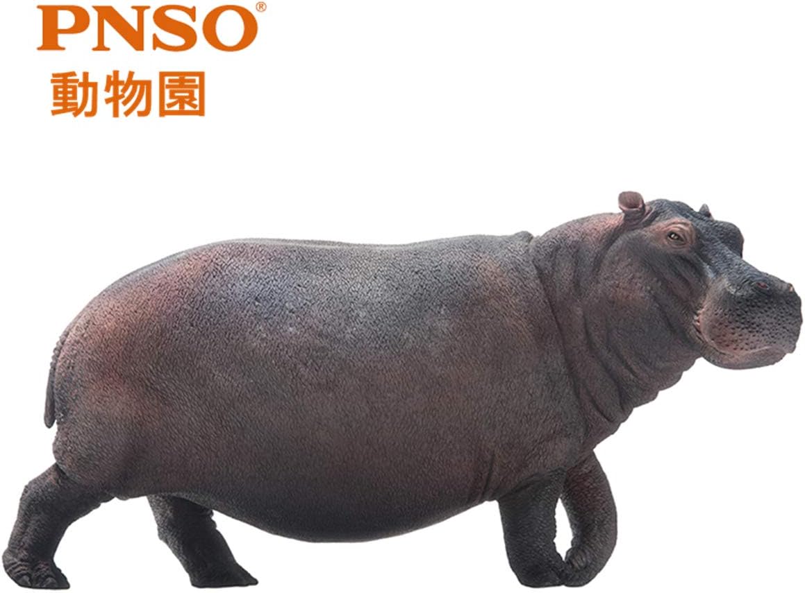 PNSO 動物園シーリーズ カバ 野生動物 フィギュア PVC プラモデル 模型 おもちゃ