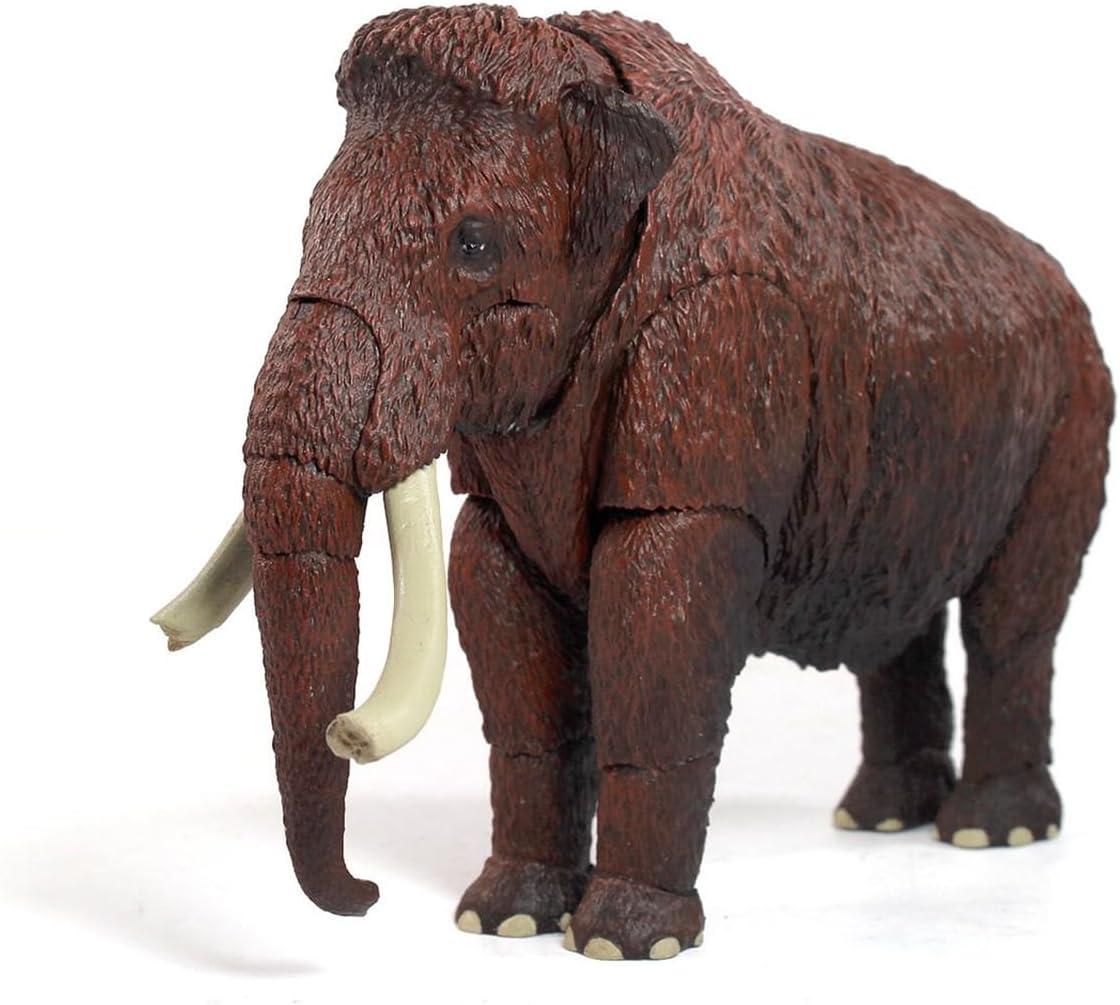 Beasts of the Mesozoic/Cenozoic 中生代の獣 1/35スケール ケナガマンモス アクションフィギュア 可動 19CM級 24関節 PVC製 模型 プラモデル おもちゃ 玩具 関節おもちゃ