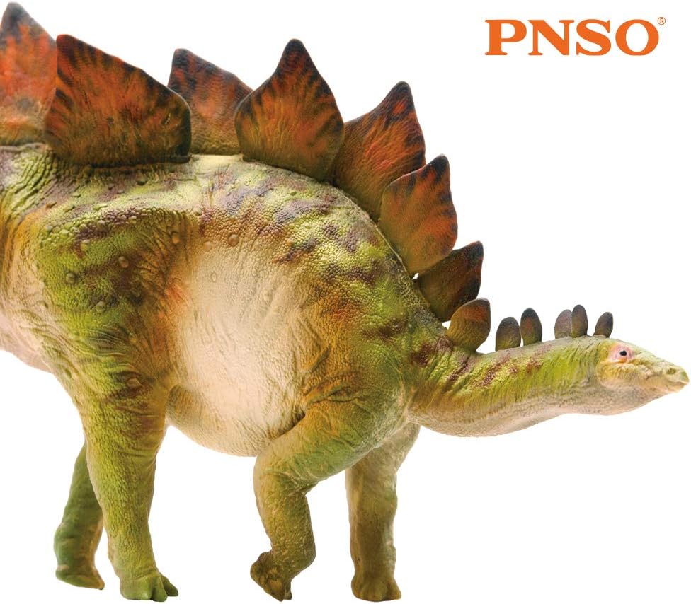 PNSO ステゴサウルス ジュラシック 装甲 剣竜類 恐竜 フィギュア PVC プラモデル おもちゃ 科学 芸術 模型 17.6cm級