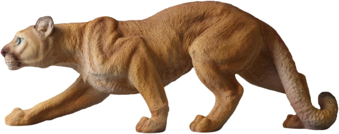 ピューマ フィギュア 56CM級 樹脂 ネコ科 ピューマ属 動物 可愛い リアル プラモデル おもちゃ 模型 置物