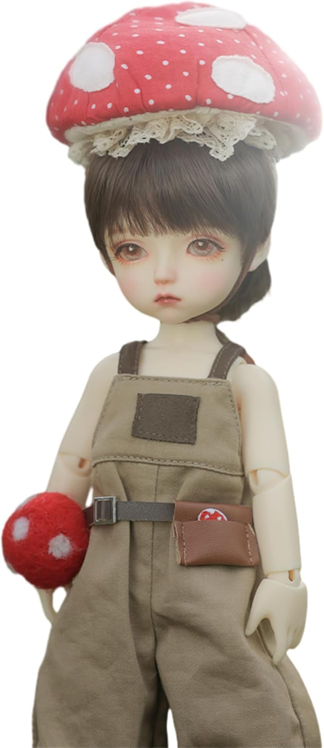 shuga fairy 1/6 スケール 球体関節人形 キノコ 森の妖精 童話風 BJDドール 塗装済み 可動 フィギュア 身長26.5CM メイク済み 樹脂 洋服セット