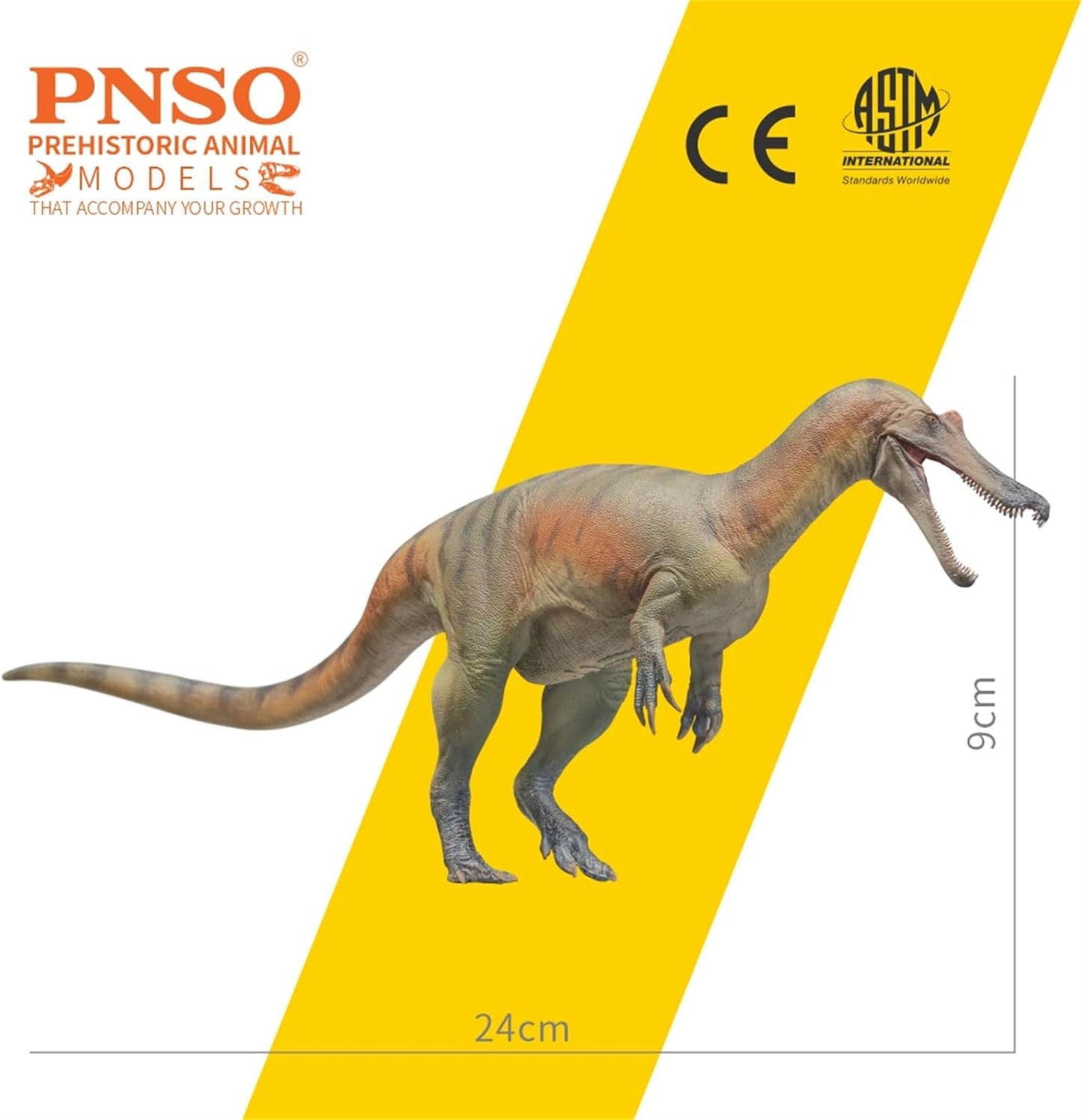 PNSO 成長シリーズ 84 バリオニクス フィギュア 恐竜 24cm級 PVC おもちゃ 模型
