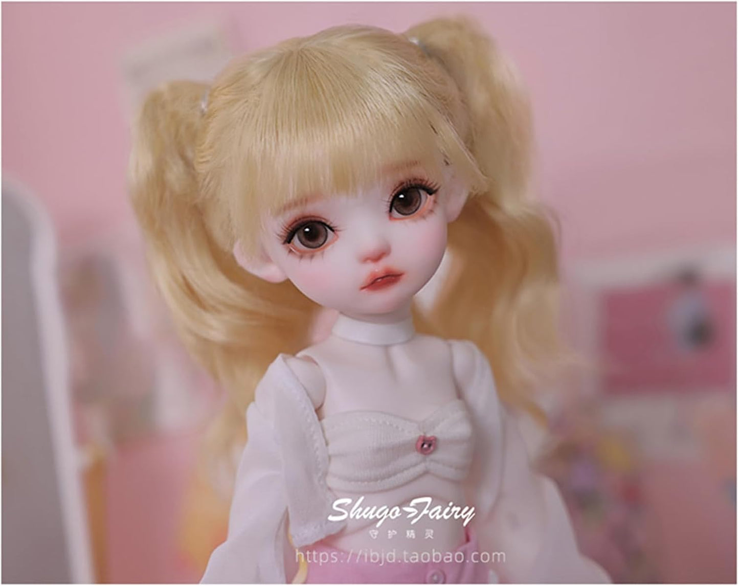 shuga fairy 1/6 スケール 球体関節人形 女 Jin 金髪少女 学園 BJDドール 塗装済み 可動 フィギュア 身長30CM メイク済み 仮装でき 樹脂