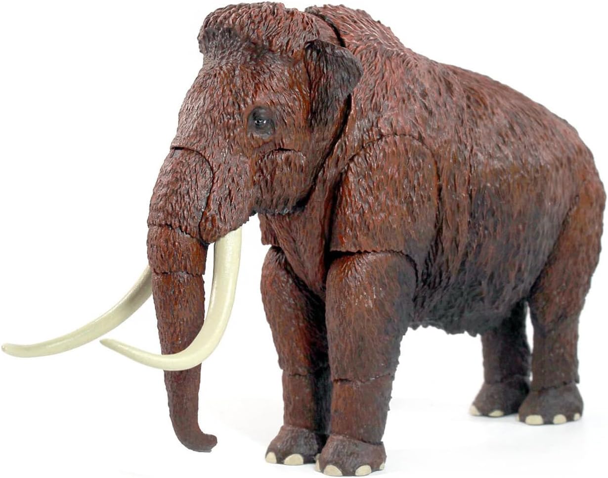 Beasts of the Mesozoic/Cenozoic 中生代の獣 1/35スケール ケナガマンモス アクションフィギュア 可動 19CM級 24関節 PVC製 模型 プラモデル おもちゃ 玩具 関節おもちゃ