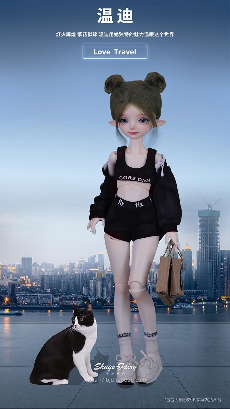shuga fairy 1/6 スケール 球体関節人形 女 Wendy スポーツガール 元気少女 BJDドール 塗装済み 可動 フィギュア 身長34CM メイク済み 樹脂