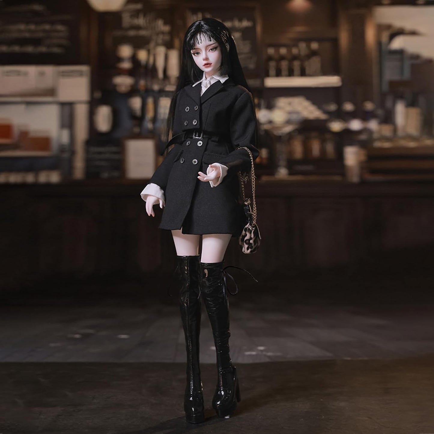 BACALYSO | shuga fairy 1/4 スケール 球体関節人形 女 Anubis 貴族少女 BJDドール 可動 フィギュア 身長44CM メイク済み 仮装でき プリンセス ドレス 可愛い 樹脂 洋服セット 誕生日 プレゼント (素体(化粧済み))