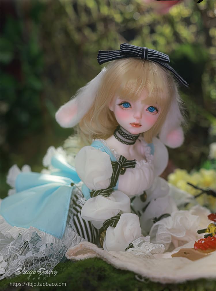 shuga fairy 1/4 スケール 球体関節人形 女 アリス 童話風 アイドル BJDドール 塗装済み 可動 フィギュア 身長40.5CM メイク済み 仮装でき 樹脂 洋服セット