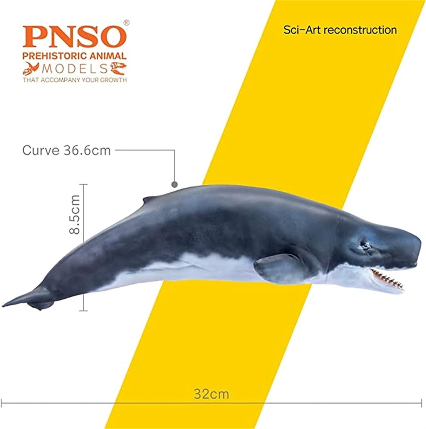 PNSO 成長シリーズ 56 リヴィアタン・メルビレイ リビアタン リヴァイアサン 海洋動物 フィギュア PVC おもちゃ 模型 32cm級