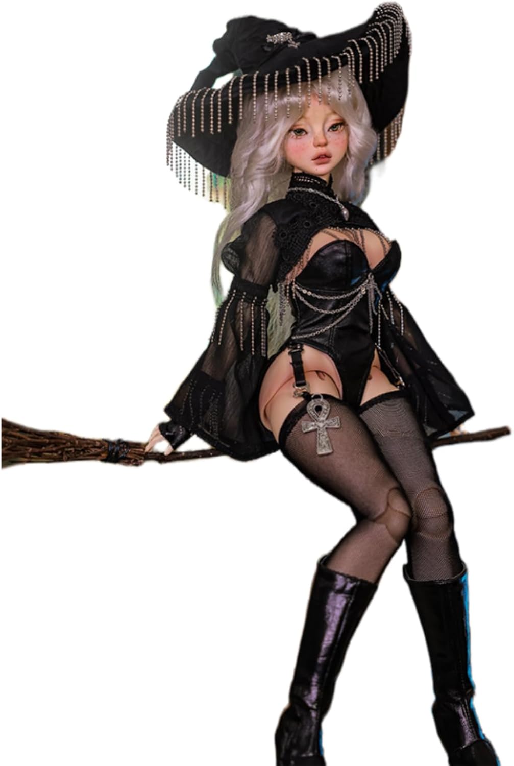 BACALYSO | shuga fairy 1/4 スケール 球体関節人形 女 Lilith 魔女 魔法使い BJDドール 可動 フィギュア 身長41CM メイク済み 仮装でき 可愛い 樹脂 服セット