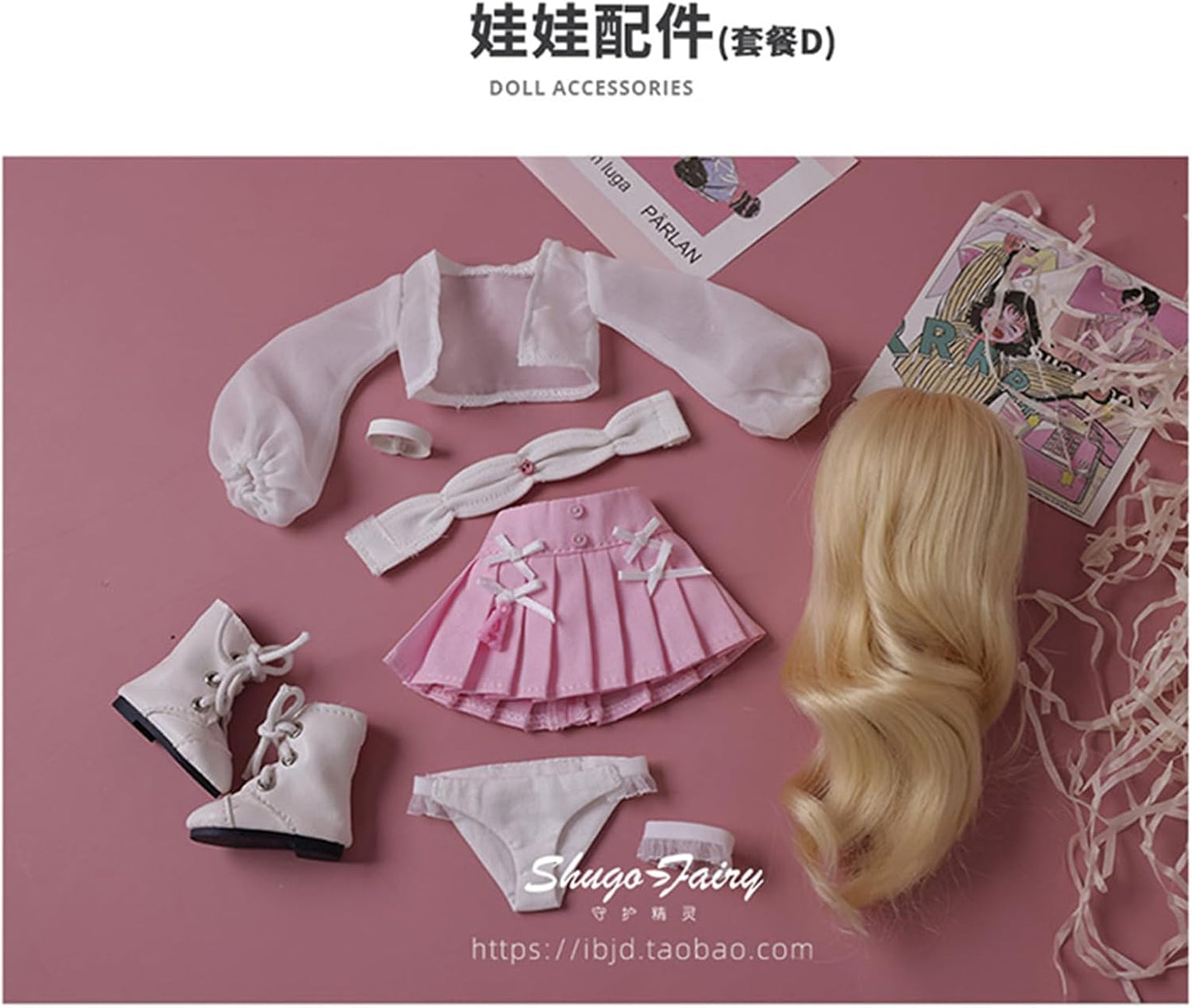 shuga fairy 1/6 スケール 球体関節人形 女 Jin 金髪少女 学園 BJDドール 塗装済み 可動 フィギュア 身長30CM メイク済み 仮装でき 樹脂