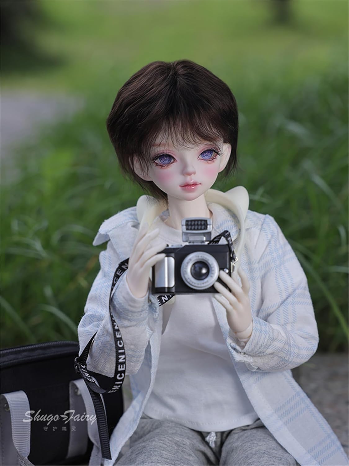 shuga fairy 1/4 スケール 球体関節人形 男 運動系 liver BJDドール 塗装済み 可動 フィギュア 身長45CM メイク済み 樹脂 洋服セット