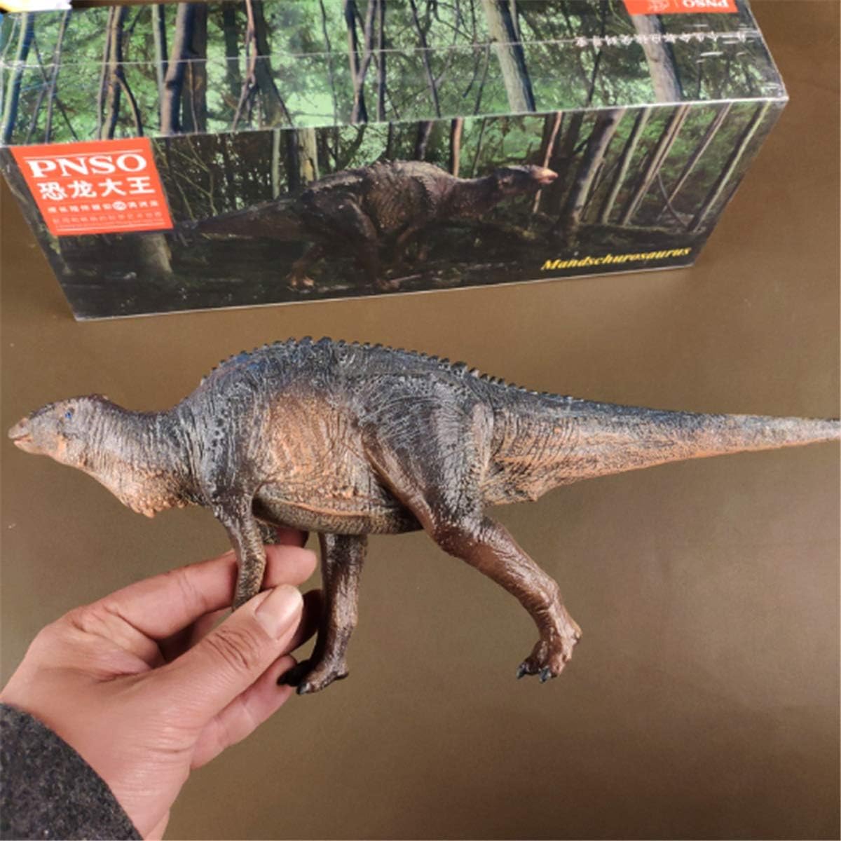 PNSO マンチュロサウルス Mandschurosaurus 恐竜 フィギュア PVC プラモデル おもちゃ 模型 38cm級