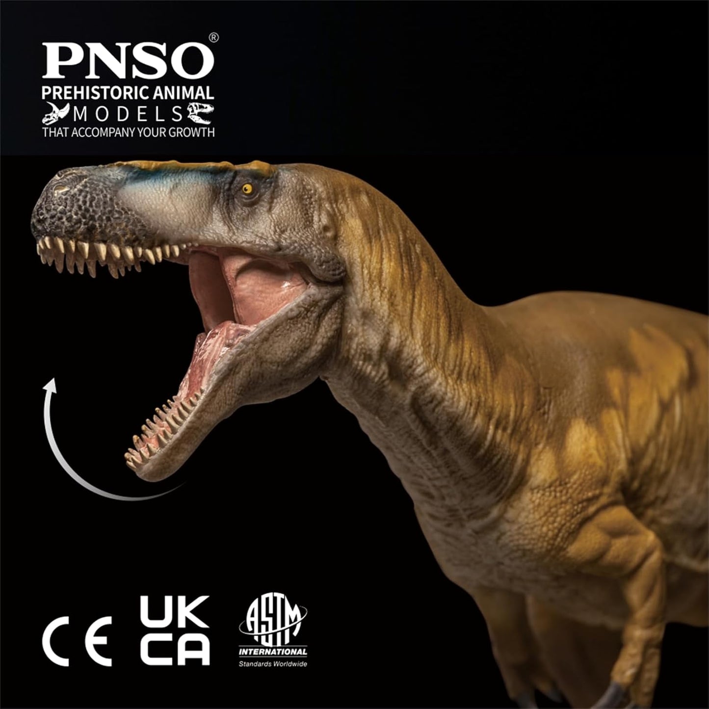 PNSO 成長シリーズ 74 メガロサウルス フィギュア 25.3cm級 恐竜 PVC おもちゃ 模型