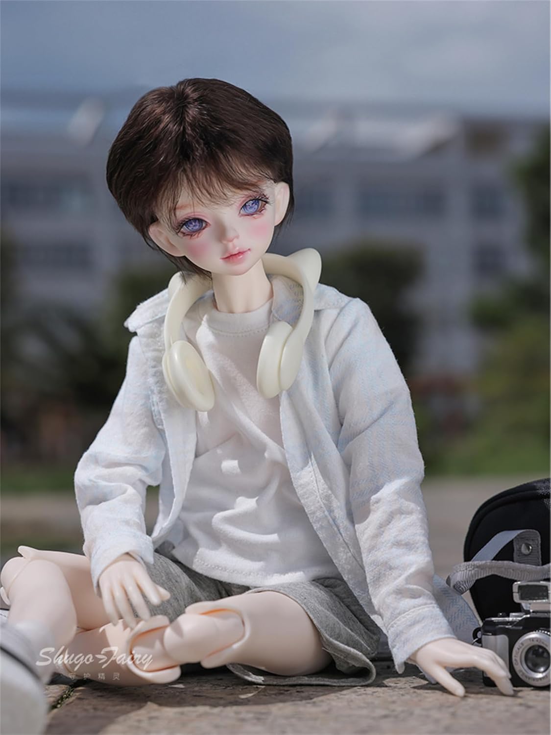 shuga fairy 1/4 スケール 球体関節人形 男 運動系 liver BJDドール 塗装済み 可動 フィギュア 身長45CM メイク済み 樹脂 洋服セット