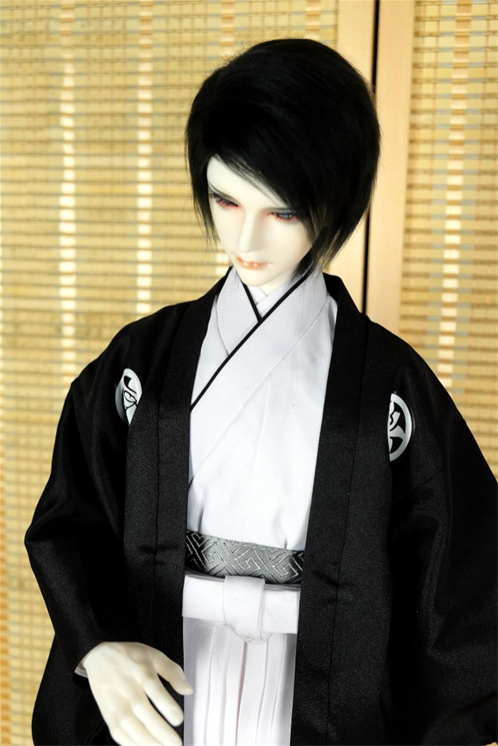 蘭亭集夢 1/3 1/4 1/6 スケール BJD 人形服 和風 紗 羽織 男性 紋付羽織袴 墨悠 着物 正装 男の子 6点セット 振袖 和柄 ドール 人形服 着せ替え 服セット