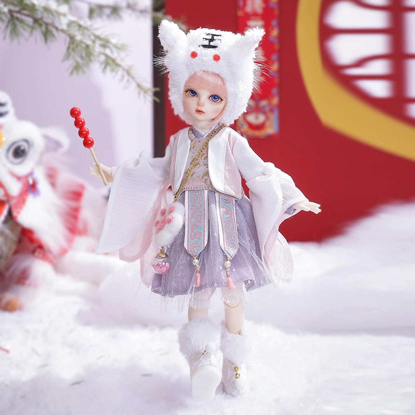 shuga fairy 1/6 スケール 球体関節人形 女 Wouyo 中華風 BJDドール 可動 フィギュア 身長27CM メイク済み 樹脂 服セット