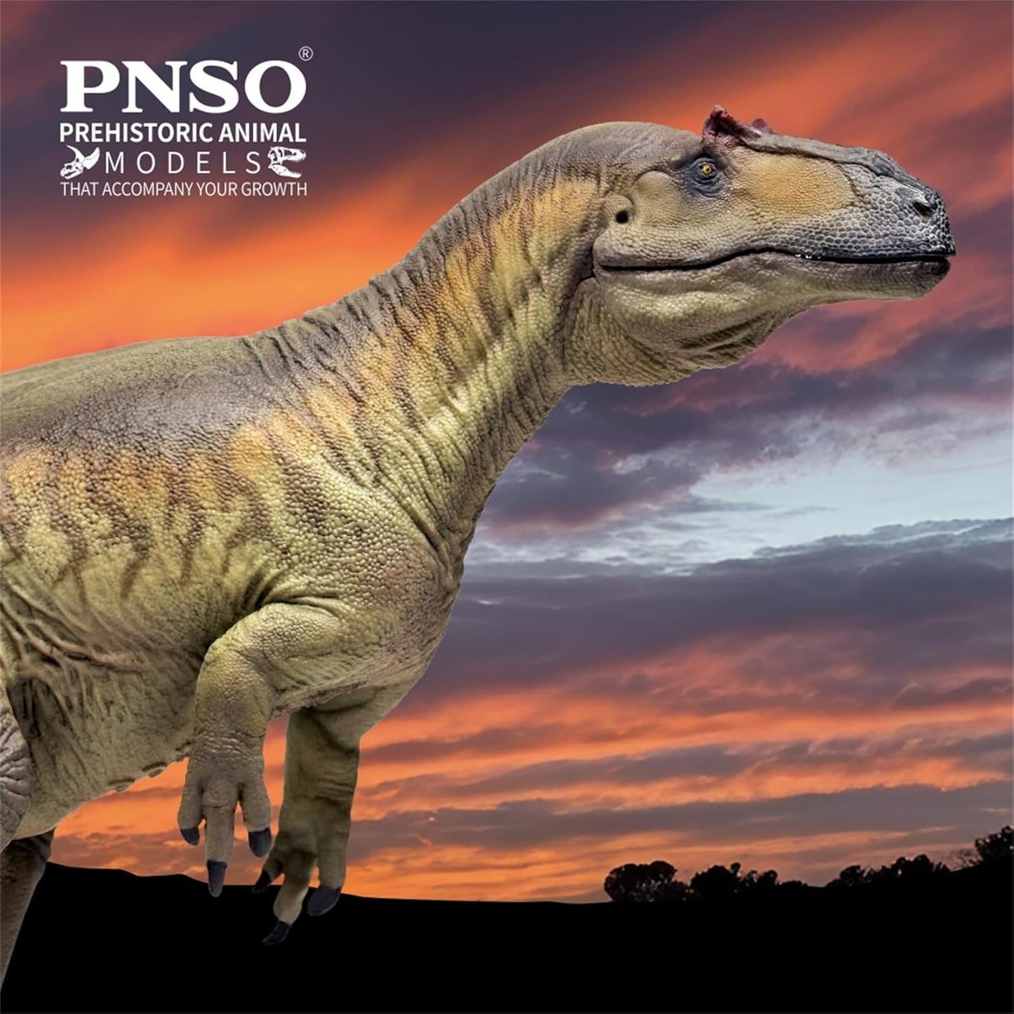 PNSO 成長シリーズ 75 サウロファガナクス フィギュア 30cm級 恐竜 PVC おもちゃ 模型