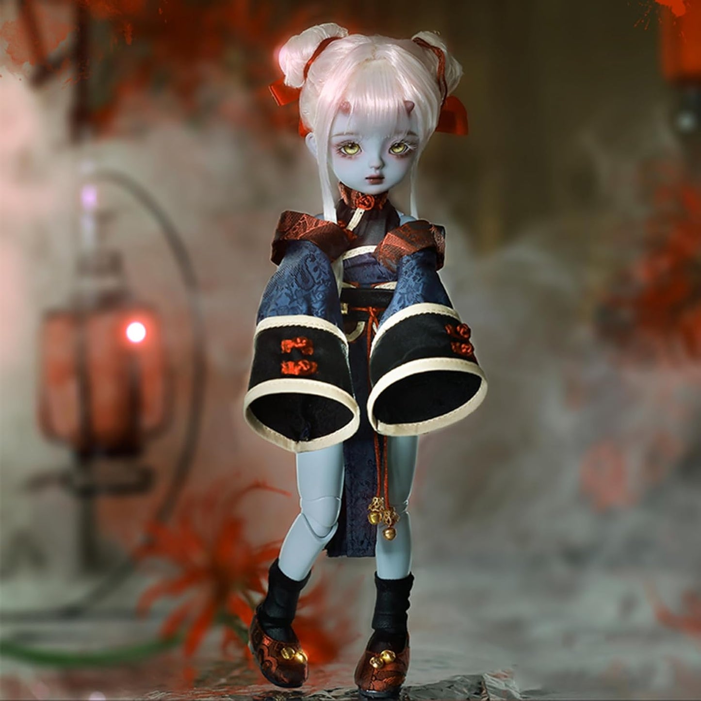 shuga fairy 1/6 スケール 球体関節人形 女 ゾンビ少女 中華風 BJDドール 可動 フィギュア 身長27.8CM メイク済み 樹脂 服セット