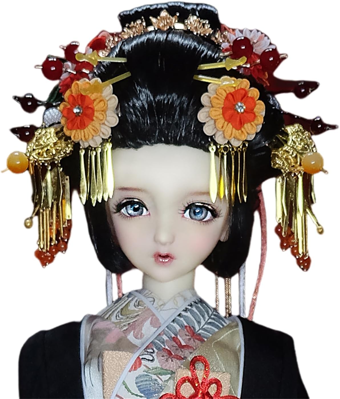 蘭亭集夢 BJD 人形用ウイング 簪 セット 花魁 女の子 可愛い ドール 人形用 髪飾り アクセサリーセット