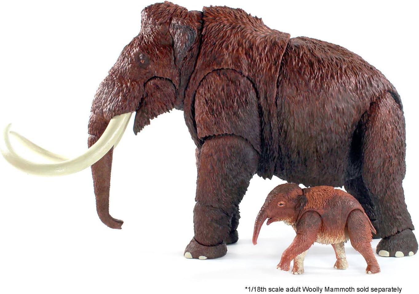 Beasts of the Mesozoic/Cenozoic 中生代の獣 1/18スケール ケナガマンモス アクションフィギュア 可動 8.9CM級 18関節 PVC製 模型 プラモデル おもちゃ 玩具 関節おもちゃ