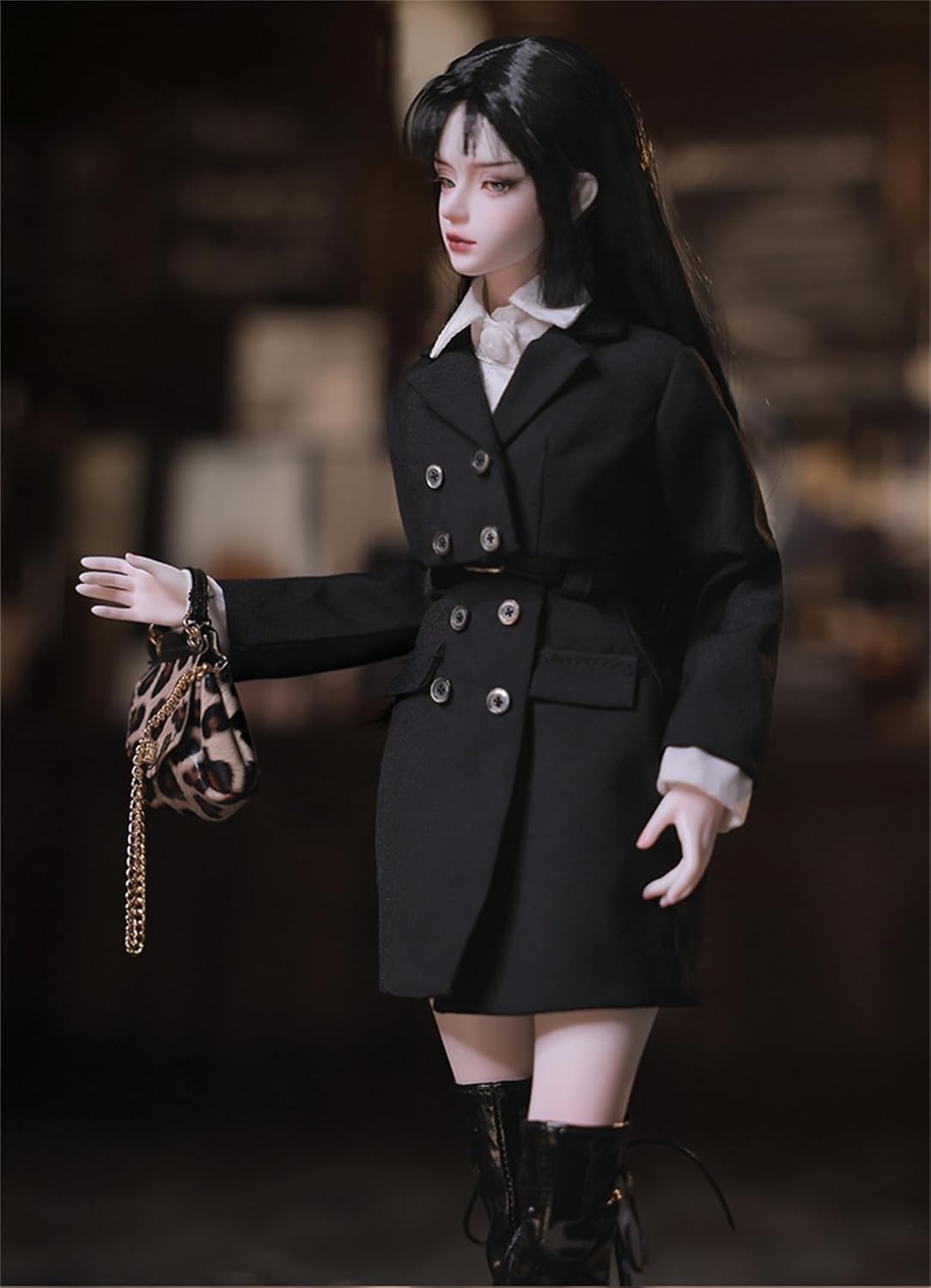 BACALYSO | shuga fairy 1/4 スケール 球体関節人形 女 Anubis 貴族少女 BJDドール 可動 フィギュア 身長44CM メイク済み 仮装でき プリンセス ドレス 可愛い 樹脂 洋服セット 誕生日 プレゼント (素体(化粧済み))