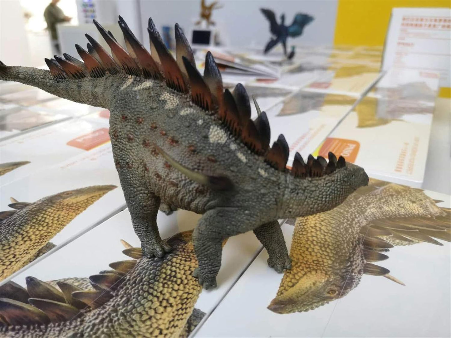 PNSO 成長シリーズ トゥオジャンゴサウルス ステゴサウルス 恐竜 フィギュア PVC プラモデル おもちゃ 模型 19.8cm級