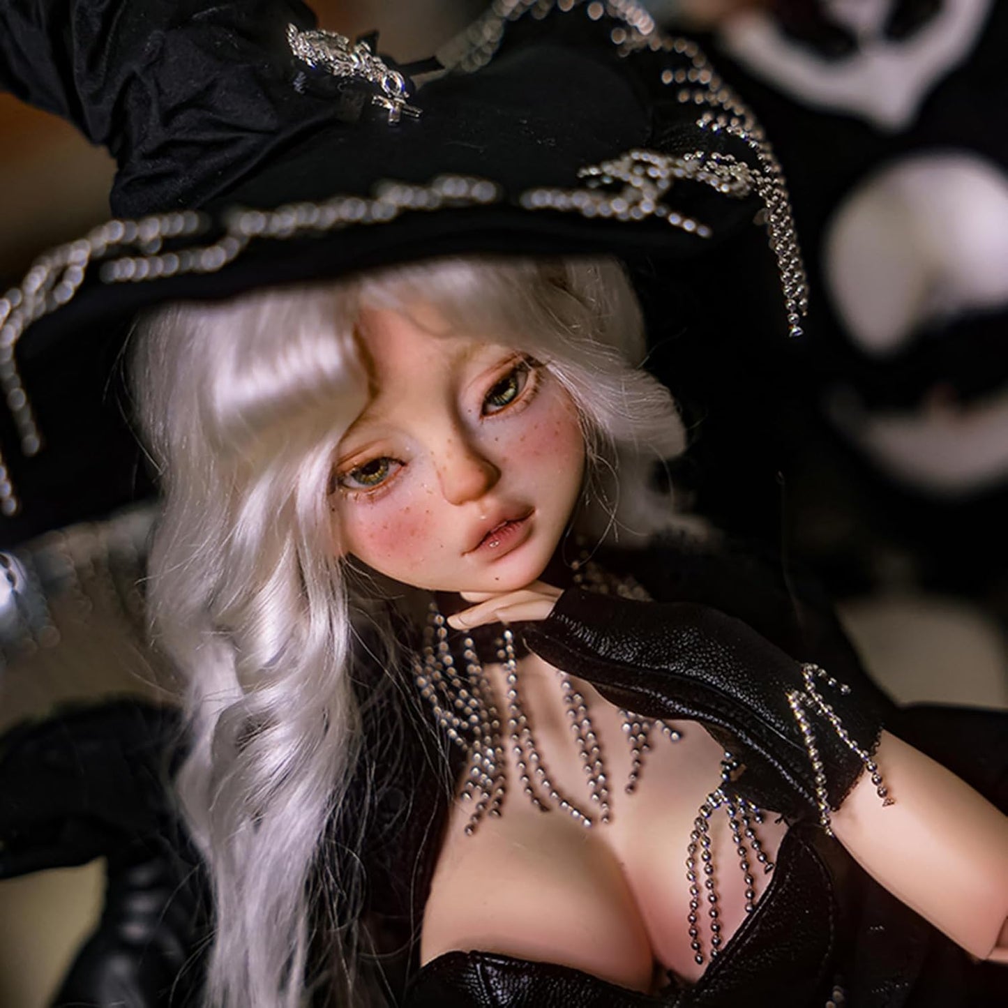 BACALYSO | shuga fairy 1/4 スケール 球体関節人形 女 Lilith 魔女 魔法使い BJDドール 可動 フィギュア 身長41CM メイク済み 仮装でき 可愛い 樹脂 服セット